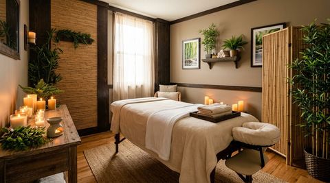 Illustration of Happy spa, massage spa in Battle Creek, MI